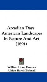 arcadian days american landscapes in nature and art_cover