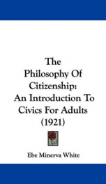 the philosophy of citizenship an introduction to civics for adults_cover