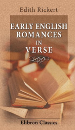 early english romances in verse_cover
