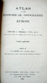 atlas to the historical geography of europe_cover