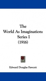 the world as imagination series i_cover