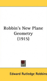 robbins new plane geometry_cover