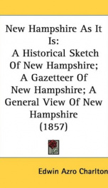 new hampshire as it is_cover