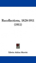 recollections 1828 1911_cover