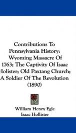contributions to pennsylvania history_cover