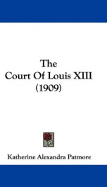 the court of louis xiii_cover