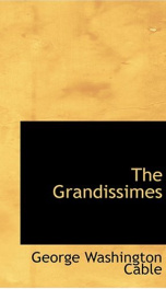 The Grandissimes_cover