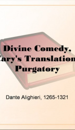 Divine Comedy, Cary's Translation, Purgatory_cover