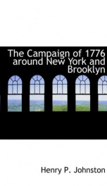 The Campaign of 1776 around New York and Brooklyn_cover