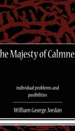 The Majesty of Calmness; individual problems and posibilities_cover
