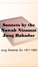 Sonnets by the Nawab Nizamat Jung Bahadur_cover