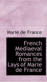 French Mediaeval Romances from the Lays of Marie de France_cover