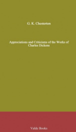 Appreciations and Criticisms of the Works of Charles Dickens_cover