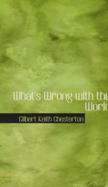 What's Wrong with the World_cover