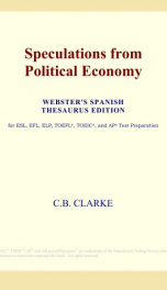 Speculations from Political Economy_cover