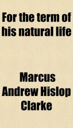 For the Term of His Natural Life_cover