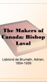 The Makers of Canada: Bishop Laval_cover
