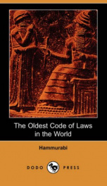 The Oldest Code of Laws in the World_cover