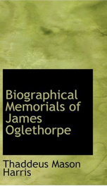 Biographical Memorials of James Oglethorpe_cover