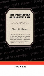 The Principles of Masonic Law_cover