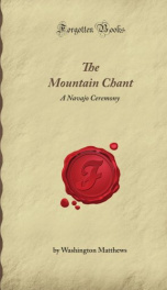 The Mountain Chant, A Navajo Ceremony_cover