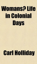 Woman's Life in Colonial Days_cover