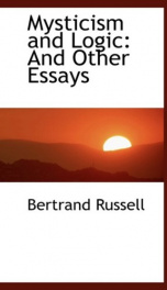 Mysticism and Logic and Other Essays_cover