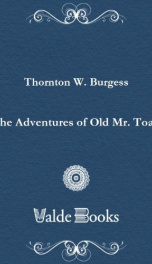 The Adventures of Old Mr. Toad_cover