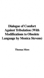 Dialogue of Comfort Against Tribulation_cover