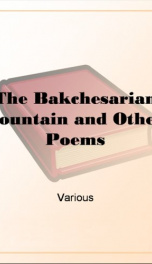 The Bakchesarian Fountain and Other Poems_cover