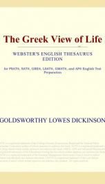 The Greek View of Life_cover