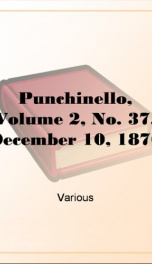 Punchinello, Volume 2, No. 37, December 10, 1870_cover