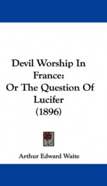 Devil-Worship in France_cover
