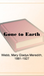 Gone to Earth_cover