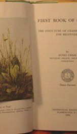 first book of grasses the structure of grasses explained for beginners_cover