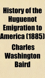 history of the huguenot emigration to america_cover