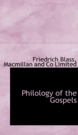 philology of the gospels_cover
