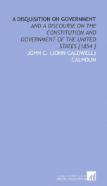 a disquisition on government_cover
