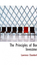 the principles of bond investment_cover
