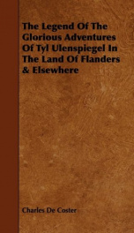 the legend of the glorious adventures of tyl ulenspiegel in the land of flanders_cover