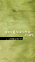 history of kershaws brigade_cover