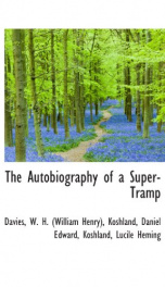 the autobiography of a super tramp_cover
