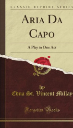 aria da capo a play in one act_cover