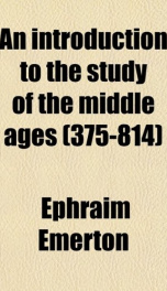 an introduction to the study of the middle ages 375 814_cover