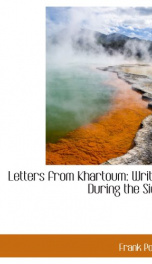 letters from khartoum written during the siege_cover