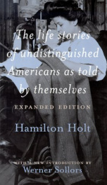 the life stories of undistinguished americans as told by themselves_cover