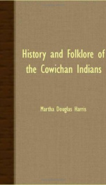 history and folklore of the cowichan indians_cover