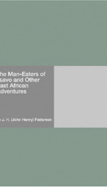the man eaters of tsavo and other east african adventures_cover