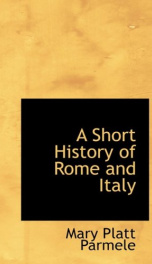 a short history of rome and italy_cover