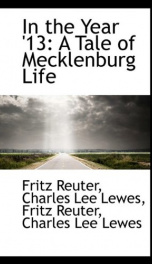 in the year 13 a tale of mecklenburg life_cover